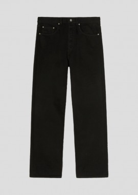 PALM ANGELS - PALM ANGELS Ανδρικό Μαύρο Logo Loose 5 Pockets