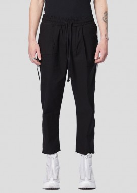 THOM KROM - THOM KROM Ανδρικό Μαύρο M ST 411 Pants In Black