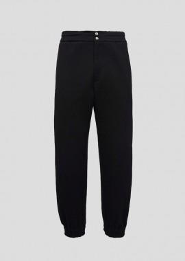 ALEXANDER MCQUEEN Ανδρικό Μαύρο Press Stud Cargo Trousers