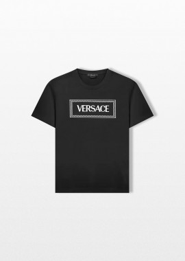 VERSACE Ανδρικό Embroidered Logo T-shirt
