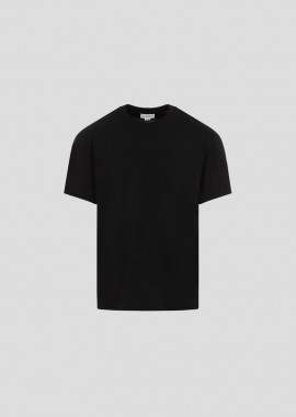 ALEXANDER MCQUEEN - ALEXANDER MCQUEEN Ανδρικό Μαύρο Tape Logo T-Shirt