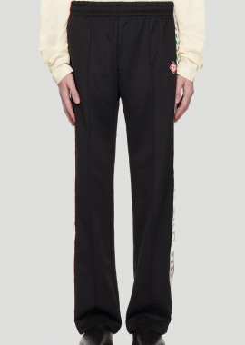 CASABLANCA Ανδρικό Μαύρο Scuba Sweatpants