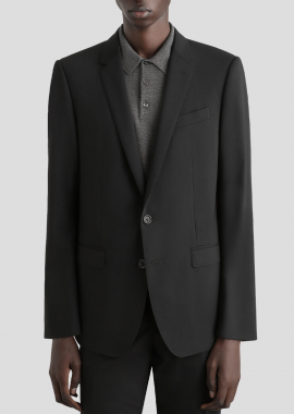 DOLCE&GABBANA Ανδρικό Μαύρο Stretch Wool Martini-Fit Suit