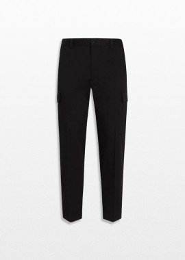 DOLCE&GABBANA - DOLCE&GABBANA Ανδρικό Μαύρο Cargo Pants