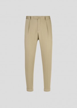 BRIGLIA - BRIGLIA Ανδρικό Μπεζ Jersey America Pocket Trousers