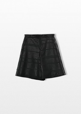 BLACK COMME DES GARÇONS - BLACK COMME DES GARÇONS Ανδρικό Μαύρο Dot Print Shorts - Black