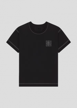 GIVENCHY Ανδρικό Μαύρο 4G T-shirt In Cotton
