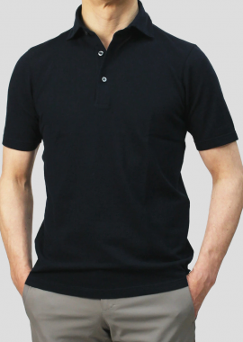GRAN SASSO - GRAN SASSO Ανδρικό Μαύρο Polo Men's T-Shirt