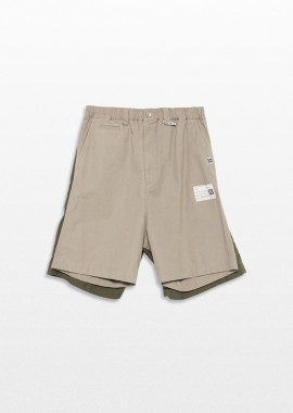 MAISON MIHARA YASUHIRO - MAISON MIHARA YASUHIRO Ανδρικό Πράσινο Layered Cargo Shorts