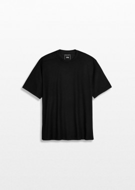 Y-3 Ανδρικό Μαύρο Crew Neck Short Sleeve T-Shirt