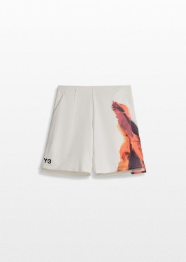 Y-3 Ανδρικό Γκρι Tennis Shorts