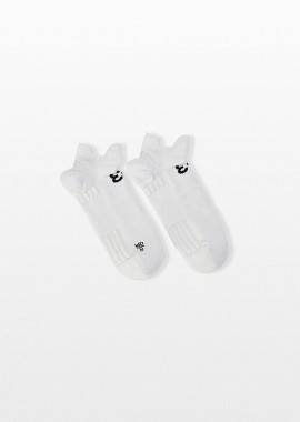 Y-3 - Y-3 Ανδρικό Γκρι Low Cut Tennis Socks