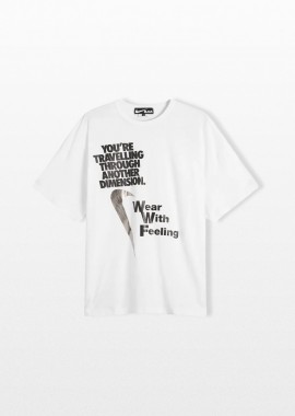 BLACK COMME DES GARÇONS - BLACK COMME DES GARÇONS Ανδρικό Λευκό Nike Dimension T-Shirt