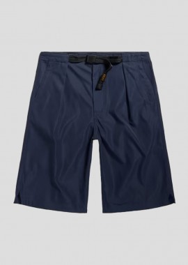 G-STAR - G-STAR Ανδρικό Μπλε Pleated Chino Belt Shorts