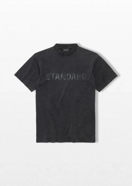 BALENCIAGA - BALENCIAGA Ανδρικό Μαύρο Standard T-Shirt
