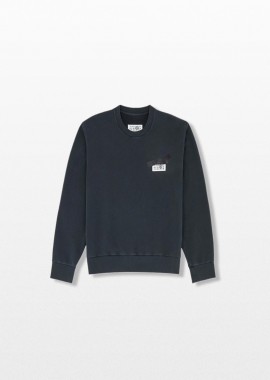 MM6 MAISON MARGIELA Ανδρικό Μαύρο Numeric Logo Jumper