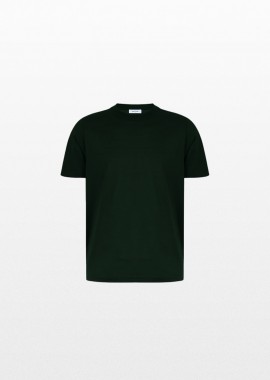 GRAN SASSO - GRAN SASSO Ανδρικό Πράσινο Round Neck T-Shirt