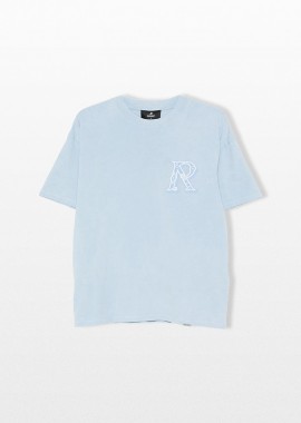 REPRESENT - REPRESENT Ανδρικό Μπλε Western Initial T-Shirt