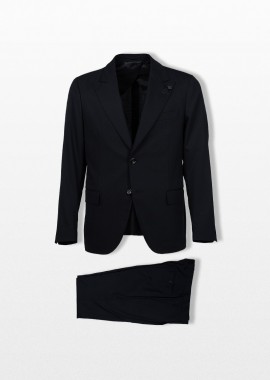 LARDINI - LARDINI Ανδρικό Μαύρο Tailored Blazer
