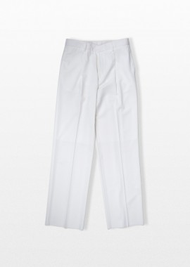 LARDINI - LARDINI Ανδρικό Λευκό Relaxed Fit Trousers