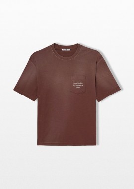 ACNE STUDIOS - ACNE STUDIOS Ανδρικό Καφέ Oversized T-Shirt