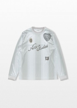 ACNE STUDIOS Ανδρικό Γκρι Logo Sports Jersey Top