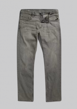 G-STAR - G-STAR Ανδρικό Γκρι Mosa Mid Waist Straight Jeans