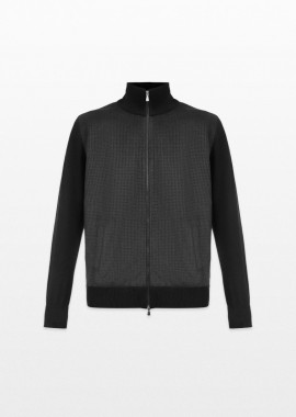 GRAN SASSO - GRAN SASSO Ανδρικό Μαύρο Premium Cardigan