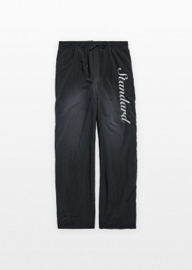 BALENCIAGA Ανδρικό Μαύρο Standard Script Large Tracksuit Pants