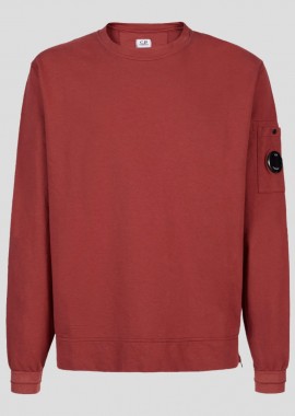 C.P. COMPANY Ανδρικό Κόκκινο Side Zip Sweatshirt