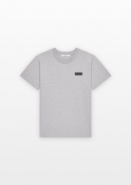 GIVENCHY Ανδρικό Γκρι Grosgrain Givenchy Patch T-shirt