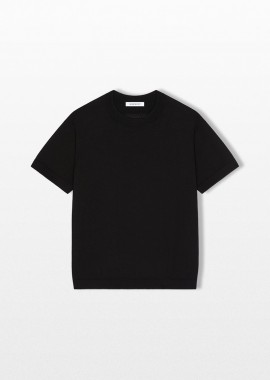 GIVENCHY - GIVENCHY Ανδρικό Μαύρο T-shirt In Cotton Knit