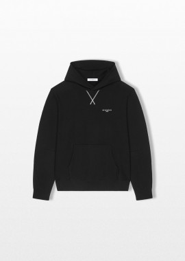 GIVENCHY - GIVENCHY Ανδρικό Μαύρο Couture Seam Hoodie