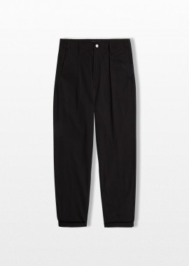 G-STAR - G-STAR Ανδρικό Μαύρο Pleated Chino Trousers