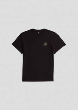 G-STAR - G-STAR Ανδρικό Μαύρο G-Star Chest Logo T-Shirt