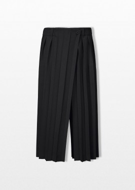 ISSEY MIYAKE - ISSEY MIYAKE Ανδρικό Μαύρο Edge Ensemble Trousers