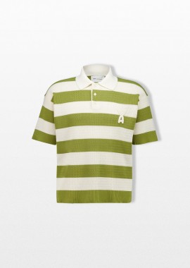 AMI PARIS - AMI PARIS Ανδρικό Πολύχρωμο Striped Polo