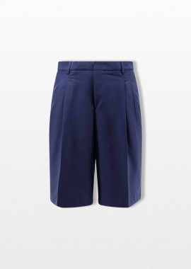 AMI PARIS Ανδρικό Μπλε Wide Bermuda Shorts
