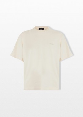 HERNO - HERNO Ανδρικό Λευκό Laminar Graphic Print T-Shirt
