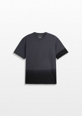 Y-3 - Y-3 Ανδρικό Γκρι Short Sleeved Tee