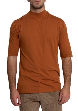 MONK Ανδρικό Πορτοκαλί High Neck T-Shirt/Ekai