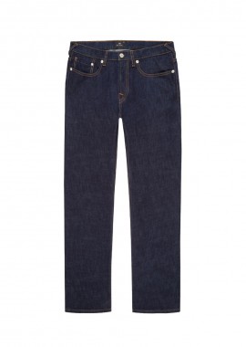 PAUL SMITH Ανδρικό Μπλε Tapered-Fit 'Crosshatch Stretch' Jeans
