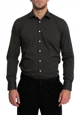 MONK - MONK Ανδρικό Πράσινο Long-Sleeve Shirt/Olive