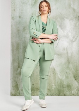 - Παντελόνι κρεπ slim fit