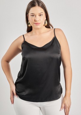 Σατέν τοπ με τιράντες