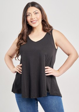 Αμάνικο βαμβακερό τοπ