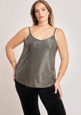 Αμπιγιέ lingerie τοπ με lurex