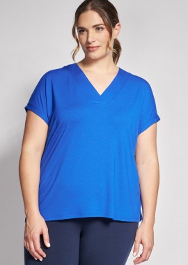 BASIC Μπλούζα με φάσα V