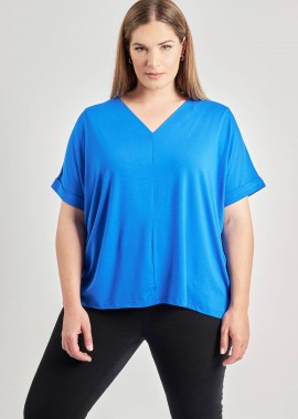 Basic μπλούζα με κάθετη ραφή