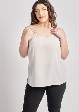 Τοπ με τιράντες κρεπ